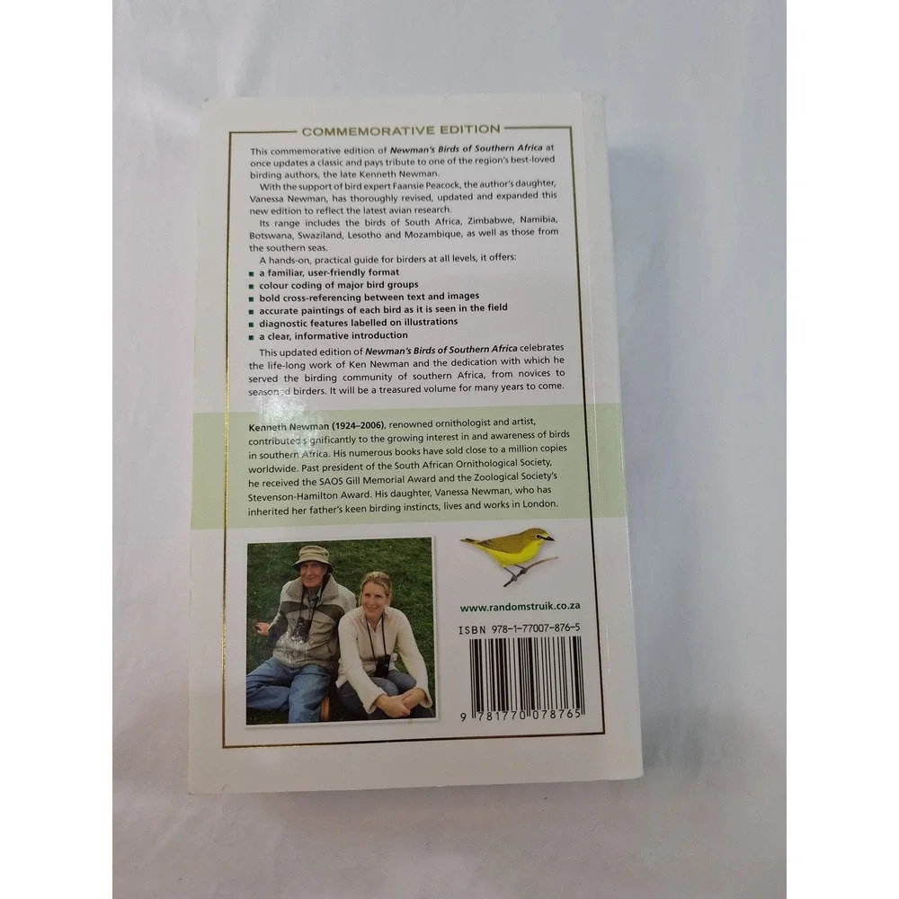 Newman's Birds of Southern Africa Commemorative Edition Vanessa Newman Softcover